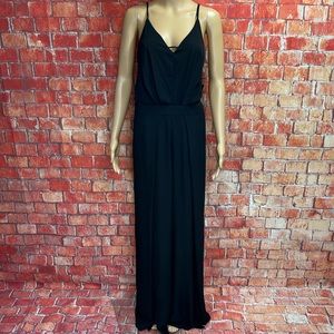 By & By‎ Black Split Leg Jumpsuit